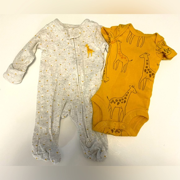 One Pieces Preemie Sleeper Set Poshmark